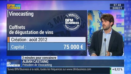 "3 minutes pour convaincre" 2014: Choisir la bonne bouteille de vin avec Vinocasting: Alban Castaing - 14/10