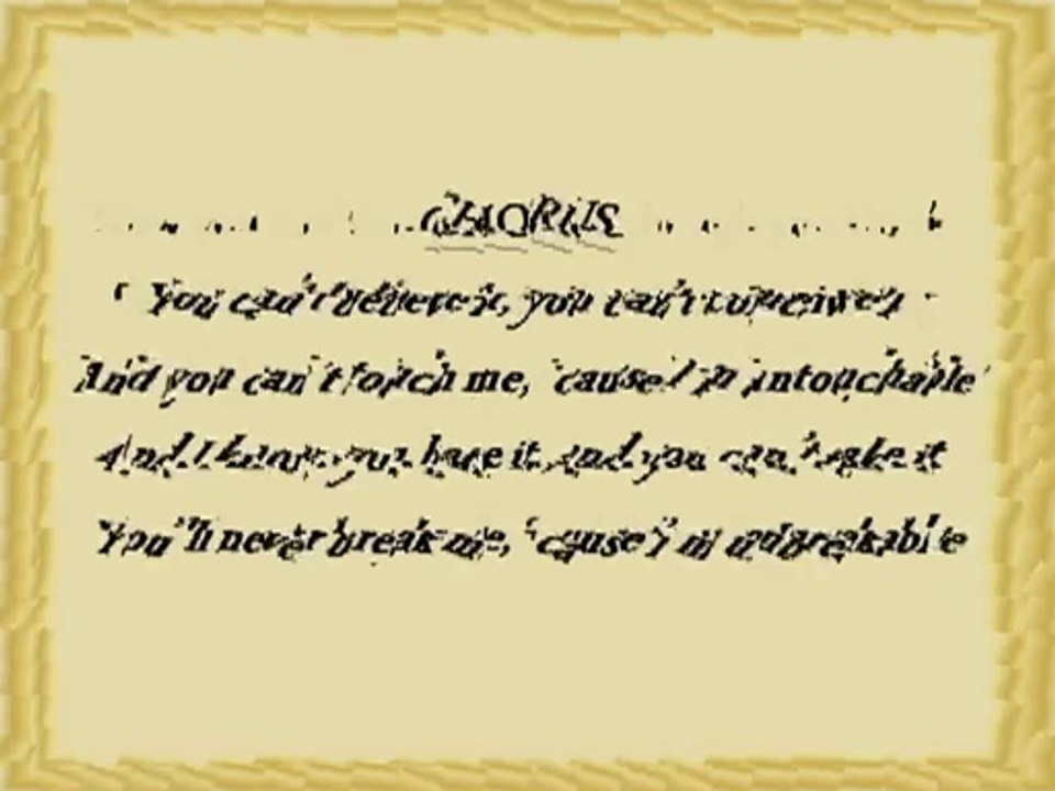 Michael Jackson UNBREAKABLE (Lyrics)_youtube_original