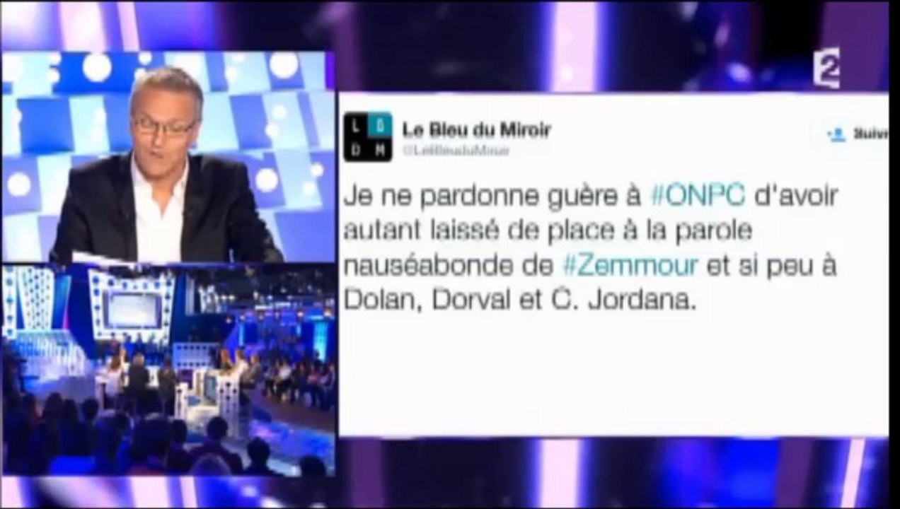 On n'est pas couché - quand Ruquier débriefe la venue d'Eric Zemmour dans ONPC