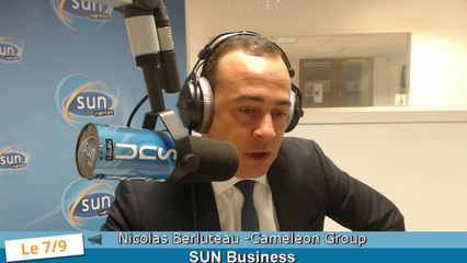 SUN Business mardi 14 octobre: Nicolas Berluteau, fondateur Cameleon Group