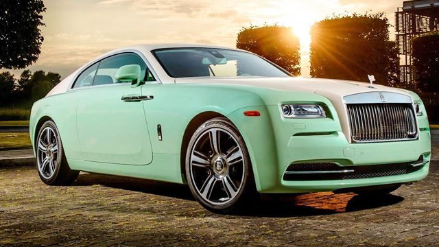 Rolls-Royce Wraith In Lime Green Commissioned For Michael Fux