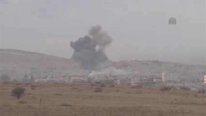 Kobani'deki IŞİD Bayrağı Yerinde Yok