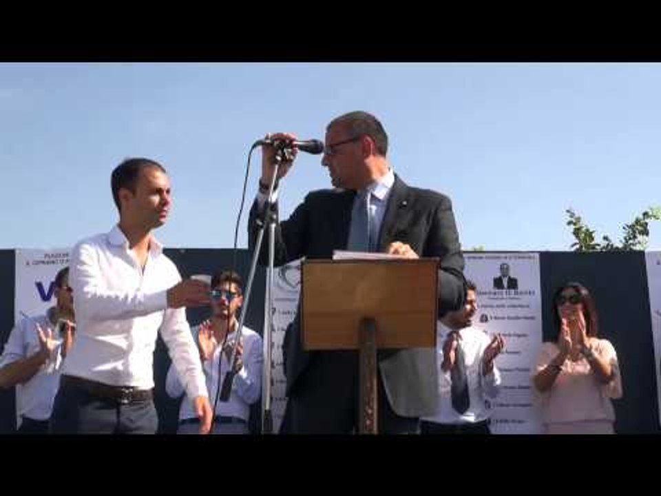 San Cipriano (CE) - Comizio lista San Cipriano nel Cuore - interviste (12.10.14)