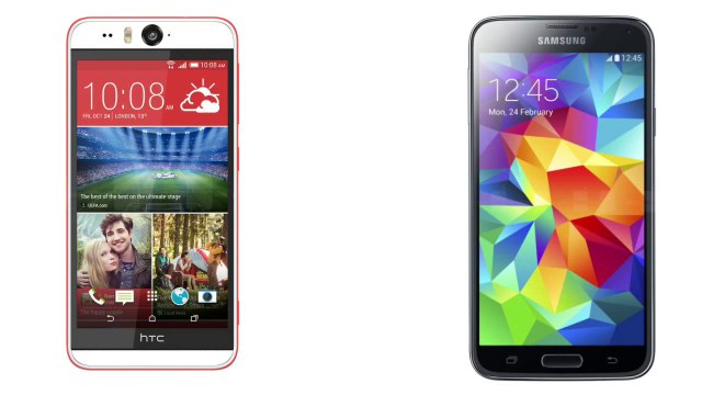 HTC Desire Eye vs. Samsung Galaxy S5
