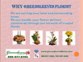 Best flower delivery service by Greensleeves Florist