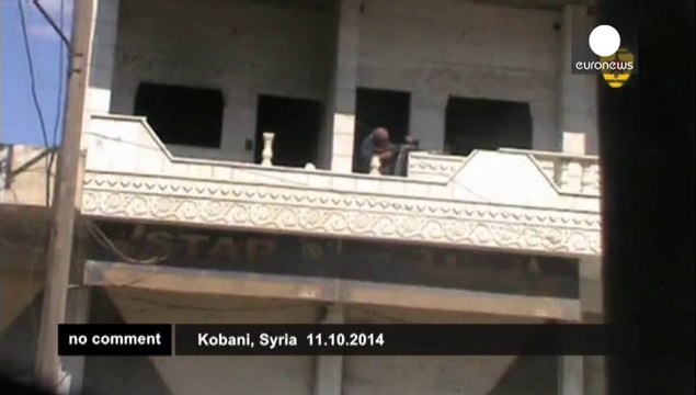 Explosions on the Syrian border town of Kobani