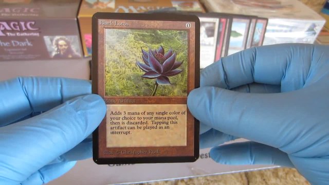 Magic : Il découvre la carte Lotus Noir dans son deck