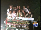 Imran Khan leads Azadi March-Geo Reports-14 Aug 2014