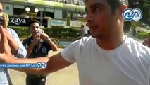 بالفيديو.. خبراء المفرقعات يبطلون مفعول قنبلة بدائية  الصنع أمام جنينه مول