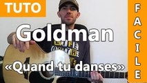 Jean-Jacques Goldman - Quand tu danses - Cours Guitare