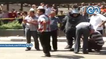 بالفيديو.. شاهد لحظة انفجار قنبلتين أمام البنك الأهلي بفيصل