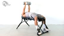 Bench Press Exercise with the V-Dip Bar, Bench Configuration