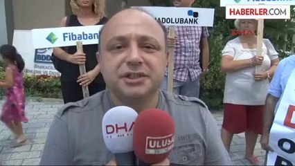 Dövizzedeler, BDDK Önünde Oturma Eylemi Başlattı