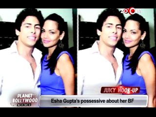 Esha Gupta's keeping a check on her boyfriend Armaan Gujral!