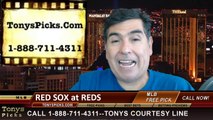 Cincinnati Reds vs. Boston Red Sox Pick Prediction MLB Odds Preview 8-13-2014
