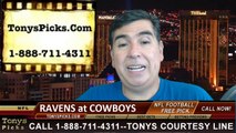 Dallas Cowboys vs. Baltimore Ravens Pick Prediction NFL Preseason Pro Football Odds Preview 8-16-2014