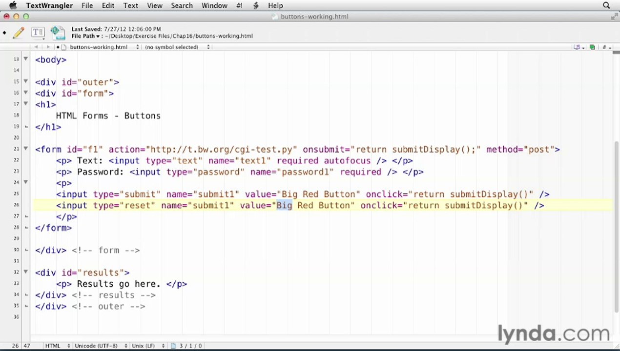 77 - Submit and button elements