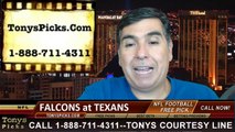 Houston Texans vs. Atlanta Falcons Pick Prediction NFL Preseason Pro Football Odds Preview 8-16-2014