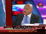Zafar Hilaly using Strong Words against PM Nawaz Shairf in a Live Show