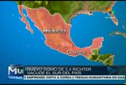 Tiemblor en México de 5.4 grados no deja daño alguno