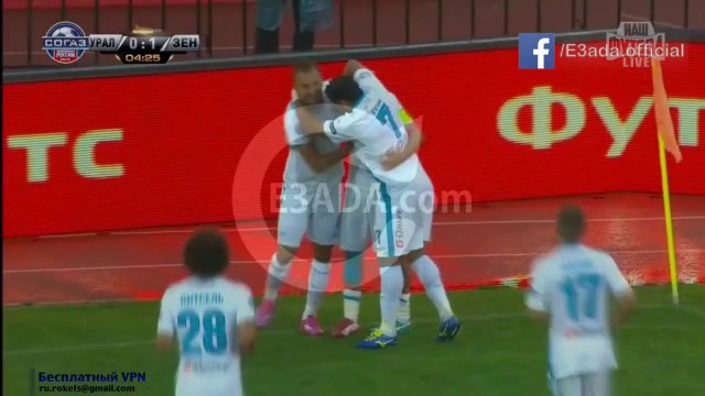 Ural 1-2 Zenit Petersburg بتاريخ 13/08/2014 - 14:30