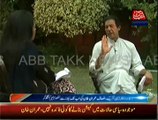 PTI Chairman Imran Khan Exclusive Interview on Abb Tak News - 13th August 2014