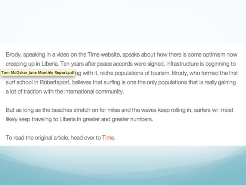 Liberia: Surfing's Next Frontier