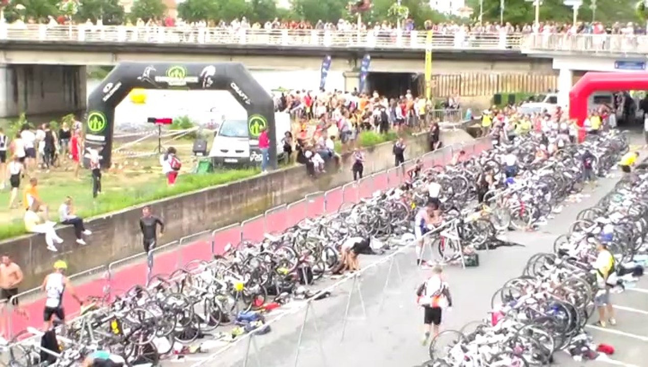 Triathlon du Gardon d'Alès 2014 - Epreuve cycliste