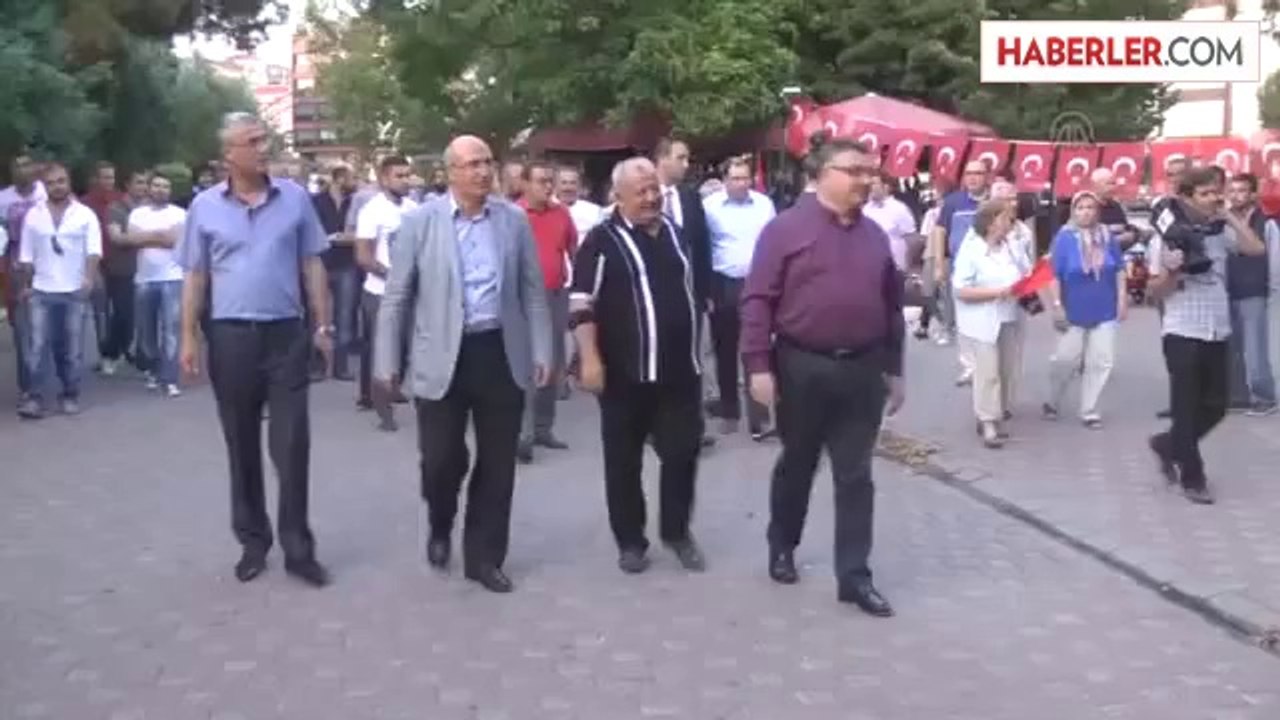 Vali Konağı önündeki eylem - Kesimoğlu -