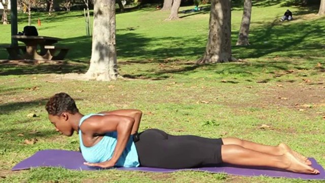 Yoga Poses for the Spine _ Yoga Poses for the Spine_ Cobra to Upward Facing Dog