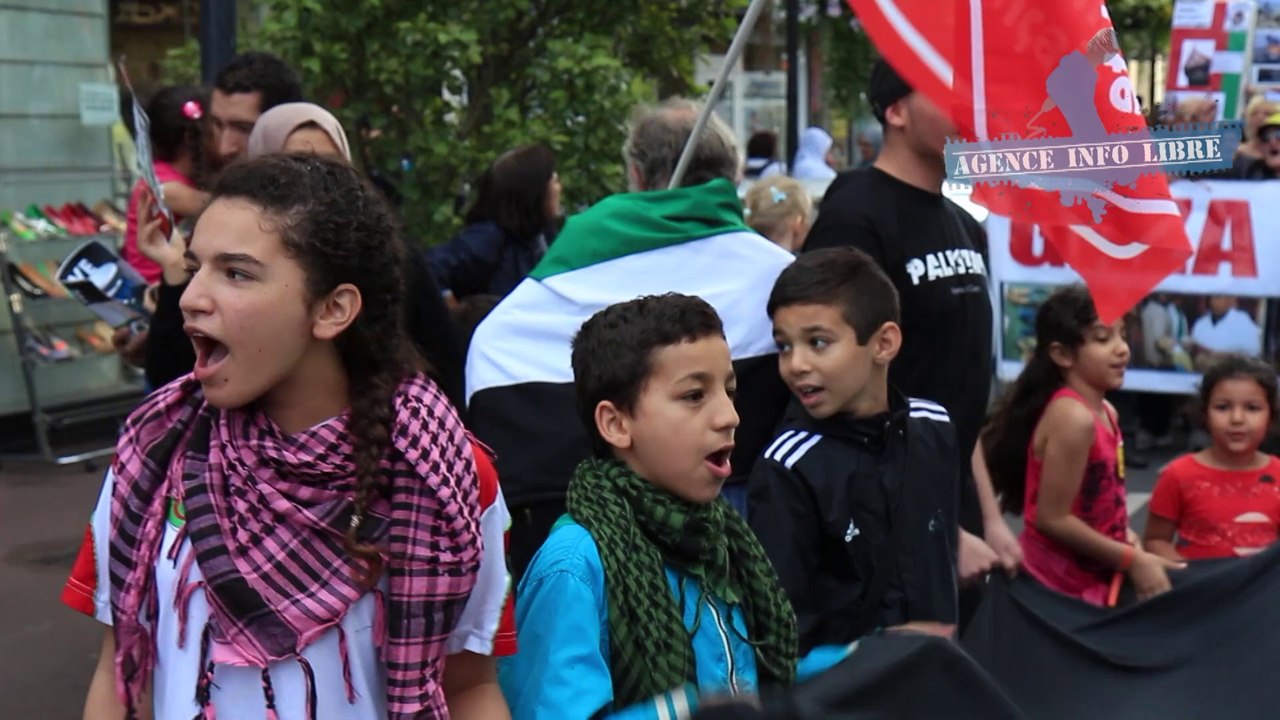Manifestation pro-palestinienne et appels au boycott à Argenteuil