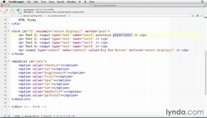 81 - Preloading an autocomplete list using the datalist feature