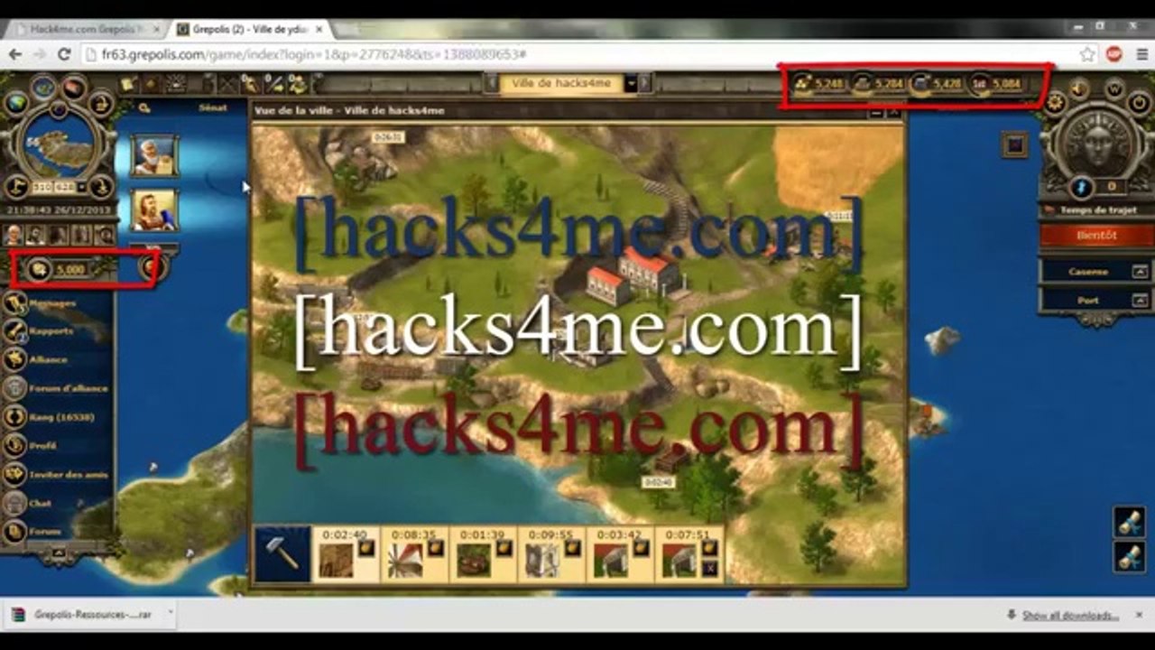 Grepolis Ressources Générateur Gratuit - Or Gratuit sur Grepolis (2014)