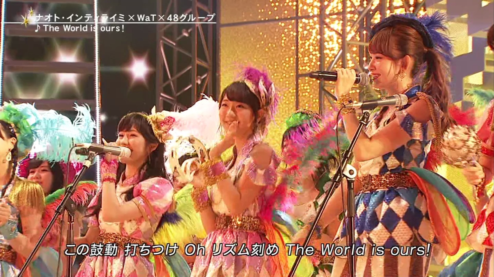 ｆｎｓうたの夏まつり ナオト インティライミ Wat 48ｸﾞﾙｰﾌﾟ The World Is Ours 動画 Dailymotion