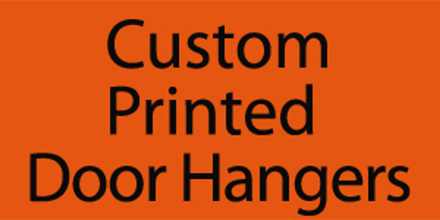 Door Hanger Printing in Asheville, North Carolina from Highridge Graphics