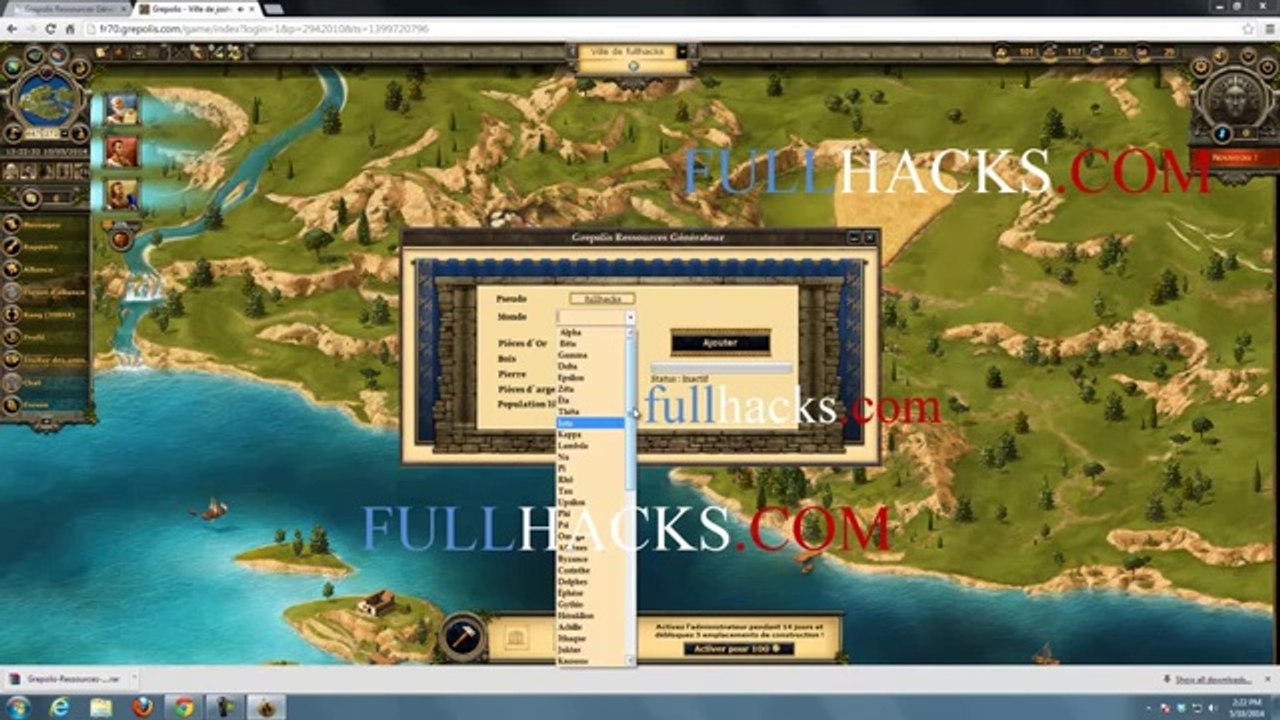 Grepolis Ressources Générateur Gratuit - Or Gratuit sur Grepolis (2014)