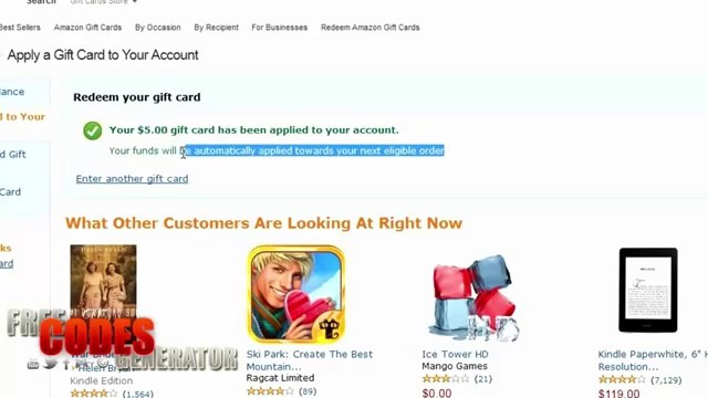 Amazon Generateur - Amazon Chèques-cadeaux Gratuit 2014