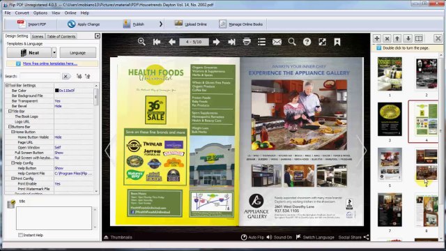 Manage FlipBook Page with ease by A-PDF FlipBook Creator