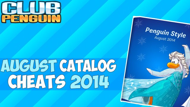 Club Penguin: August 2014 Frozen Clothing Catalog Cheats