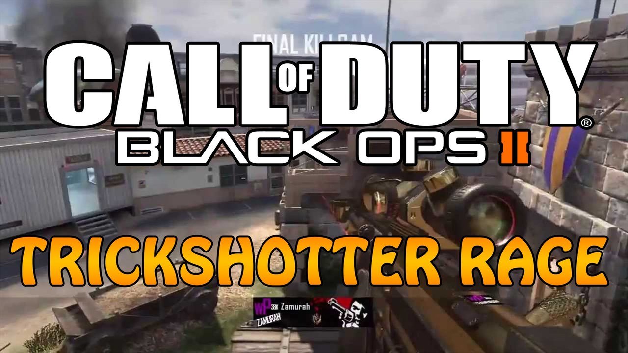 Angry Trickshotter Insane Rage Reaction (Black Ops 2 Trickshotter Rage)