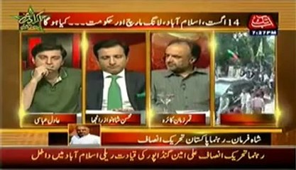 Table Talk (14 August 2014) 14 August, Islamabad, Long March Or Hakumat… Kiya Hoga