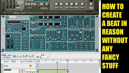 Reason Tutorial [EXTREME BEGINNERS]: Making A Beat With Stock Sounds