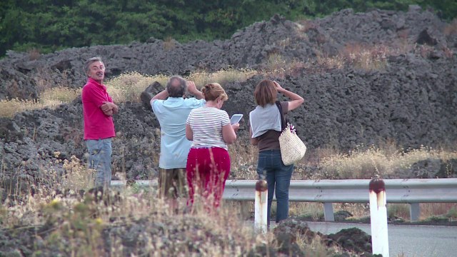 Mount Etna erupts in Sicily