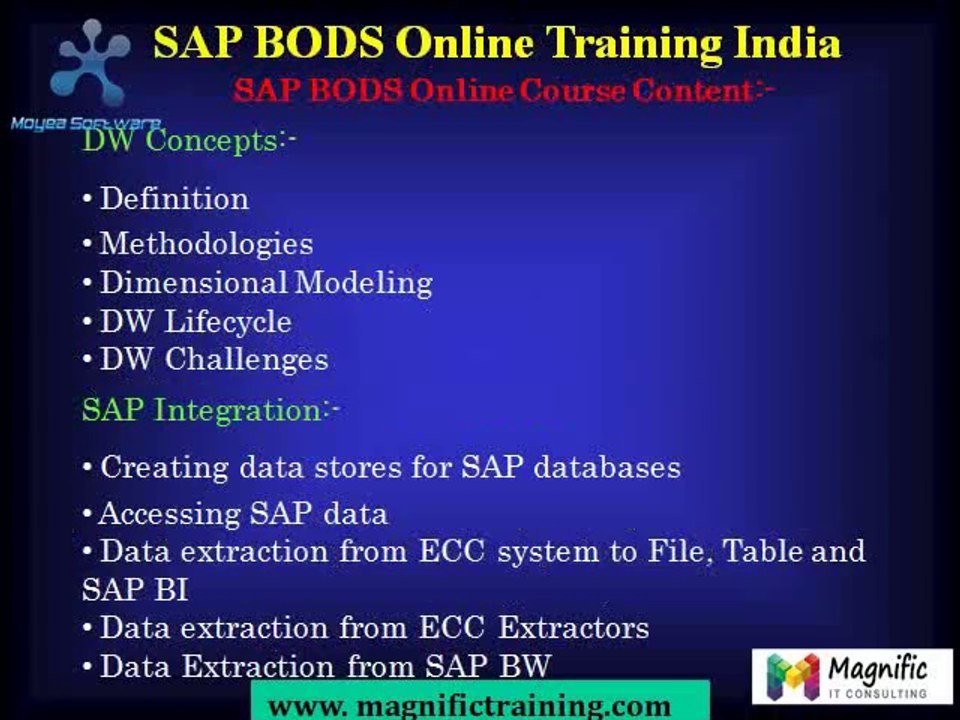 Sap Bods Online Training Modules & Certification In Bangalore, Chennai