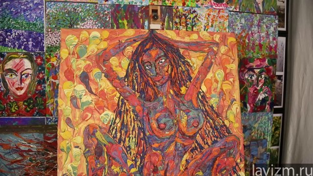 Виолетта Музы искусства Изобразительное искусство Живопись картины онлайн Лавизм