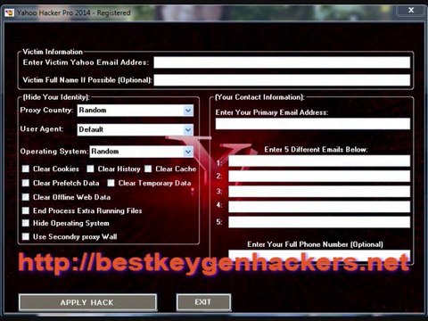 Yahoo Hacker Pro 2014 - hack yahoo account password of your friends easily !