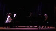 Isabelle STELLA et ses élèves, concert à Paris, mairie du 9ème, autour de 2 pianos