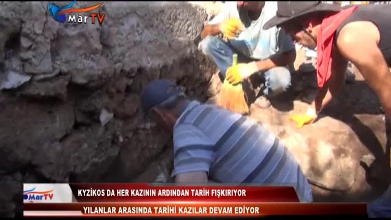 KYZİKOS DA HER KAZININ ARDINDAN TARİH FIŞKIRIYOR