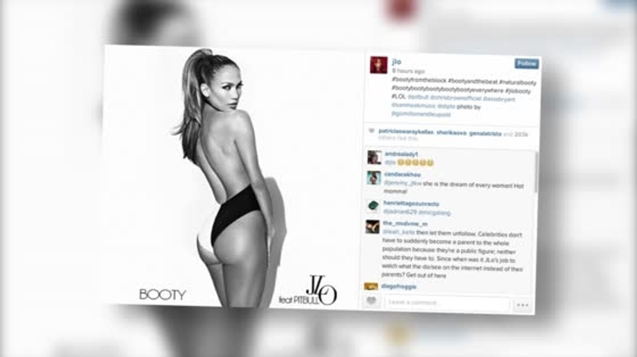 Jennifer Lopez postet ein Bild von ihrem Hintern auf Instagram