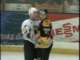 Luis Navas - Latvian Ice Hockey FIGHT !